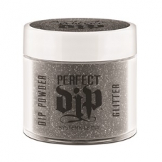 #2600201 Artistic Perfect Dip Coloured Powders ' Call Me Miss-Chete ' (Deep Gunmetal Glitter) 0.8 oz.